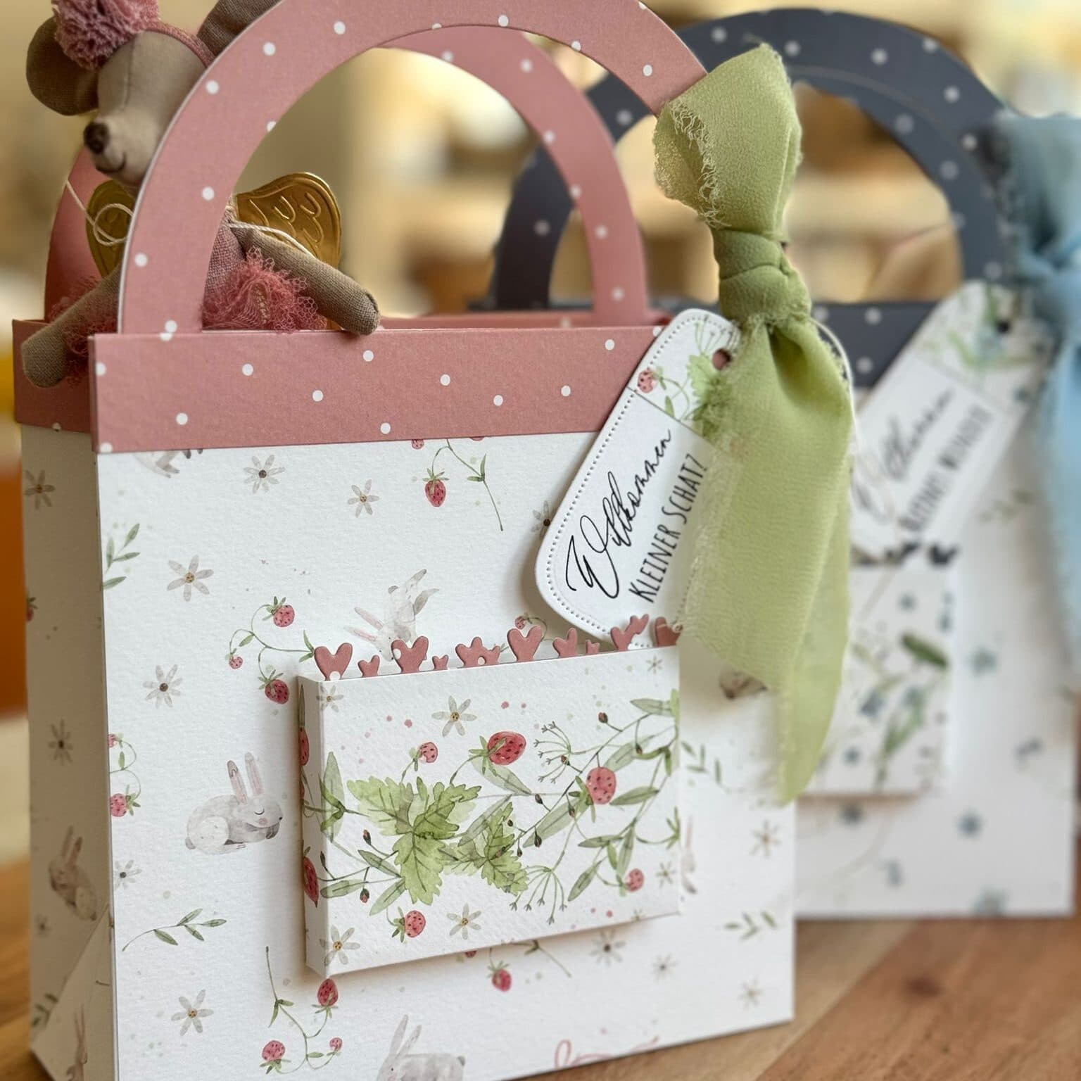 Handgemachte Geschenktaschen